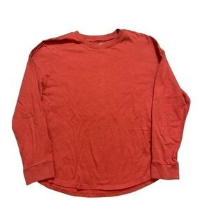 Madewell Crewneck Burnt Orange Tee Shirt